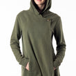 Load image into Gallery viewer, Slow fashion for the love of Gaia. Our eco lux organic cotton hemp fleece hoodie with pockets, comes in grey and is ethically made in Vancouver BC. Embrace your inner earth goddess!