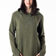 Load image into Gallery viewer, Slow fashion for the love of Gaia. Our eco lux organic cotton hemp fleece hoodie with pockets, comes in grey and is ethically made in Vancouver BC. Embrace your inner earth goddess!