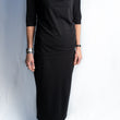 Load image into Gallery viewer, H&C Full Length Black Pencil Skirt