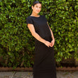 Load image into Gallery viewer, H&C Full Length Black Pencil Skirt