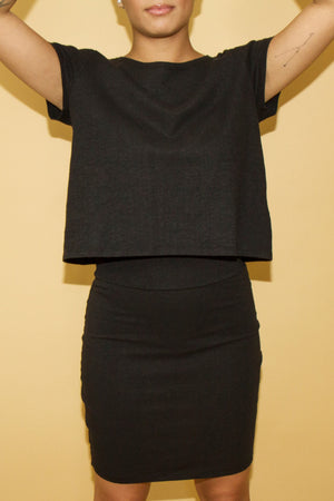 H&C Cap Sleeve Crop T