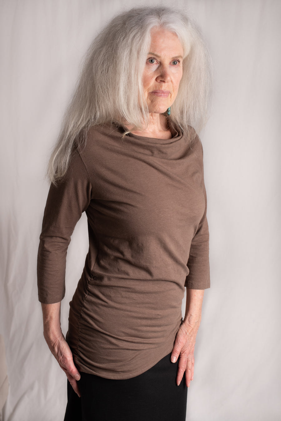 H&C Ruched Cowl Tunic